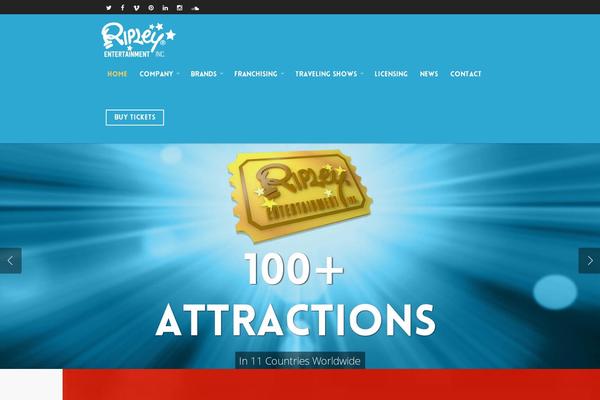 ripleyentertainment.com site used Ripleys