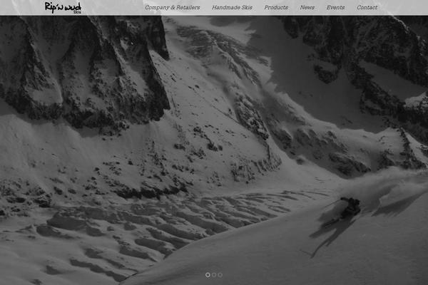 Nouveau theme site design template sample