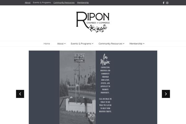 riponchamber.org site used Blossom-feminine-pro