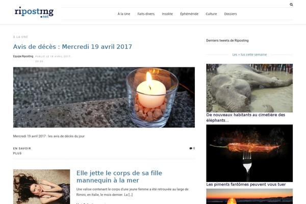 GrandNews theme site design template sample