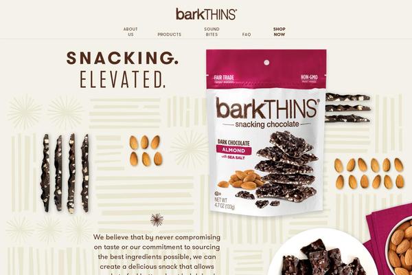 ripplebrands.com site used Barkthins