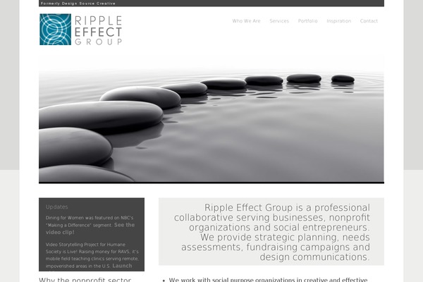 The Agency theme site design template sample