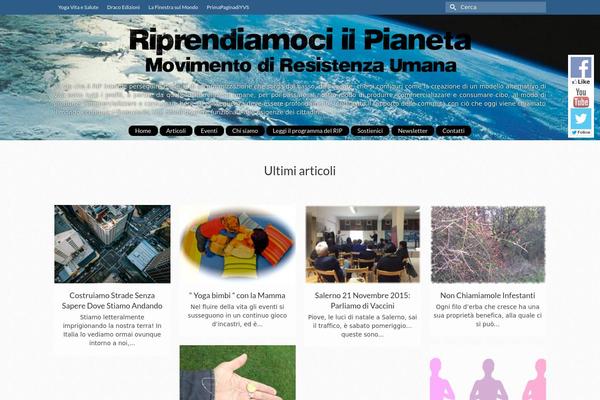 Site using Floating Social Media Links plugin