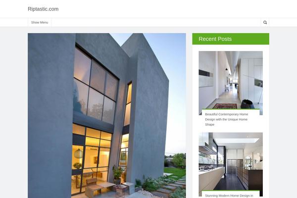Houses theme site design template sample
