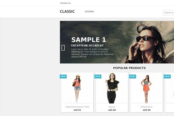 Sahifa theme site design template sample