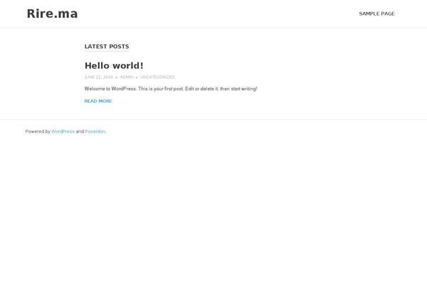 WordPress website example screenshot