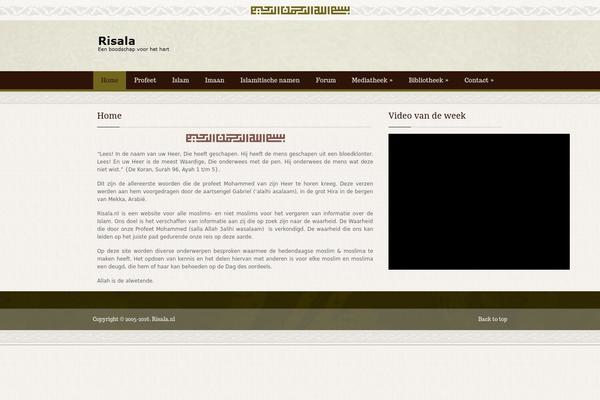 risala.nl site used Islamic
