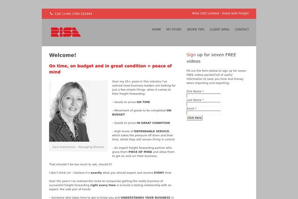 risauk.com site used Basement-theme