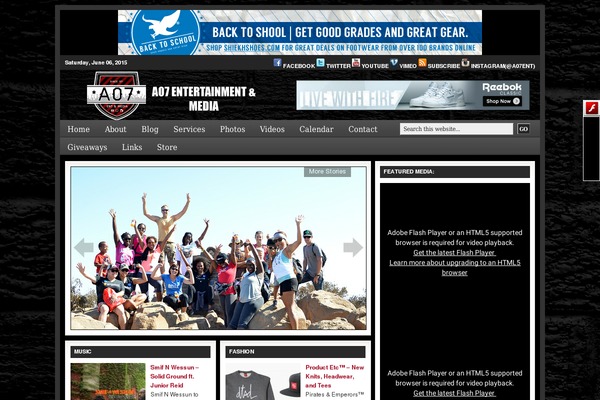 Site using Flickr-mini-gallery plugin