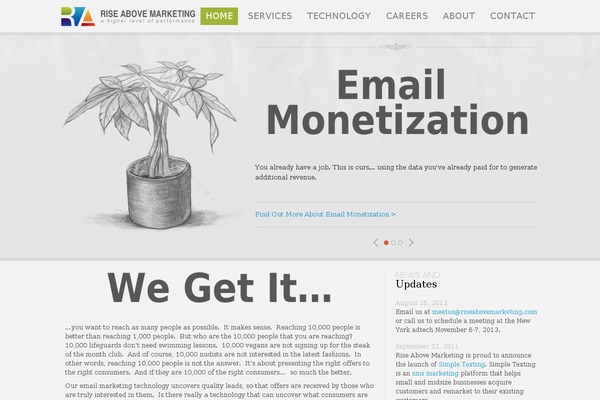 riseabovemarketing.com site used Ram