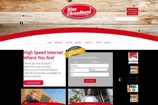 risebroadband.com site used Rise-broadband