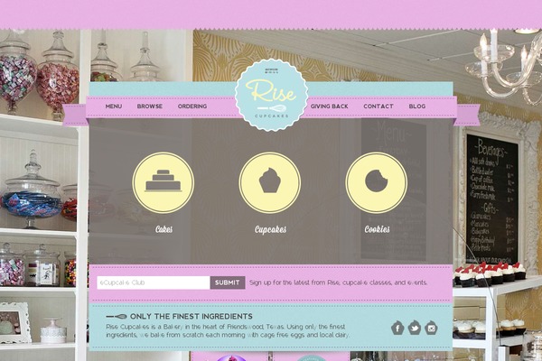 risecupcakes.com site used Cupcakes