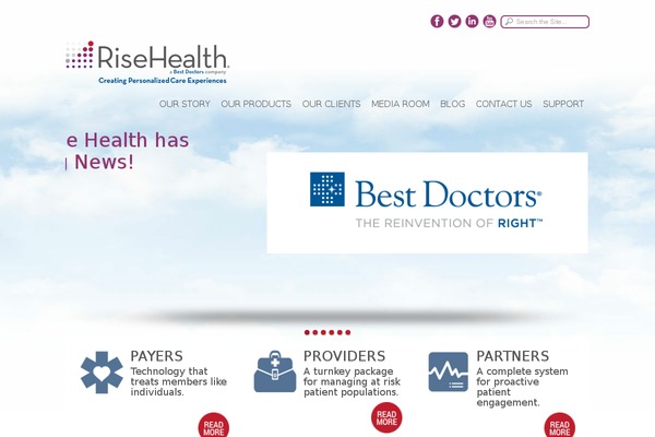 risehealth.com site used Ng_custom