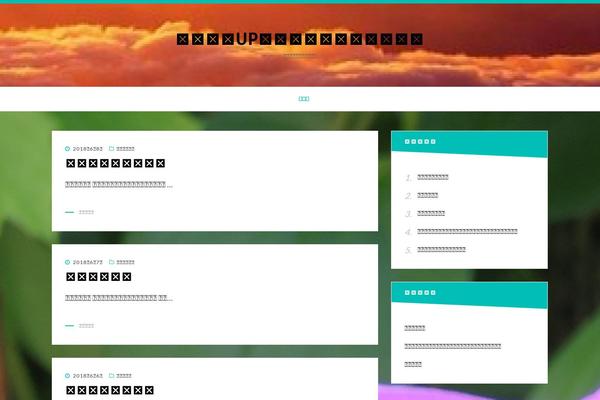 Bandana theme site design template sample