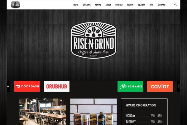 Baristawp theme site design template sample