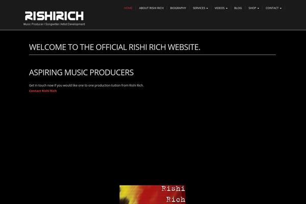 Modality theme site design template sample