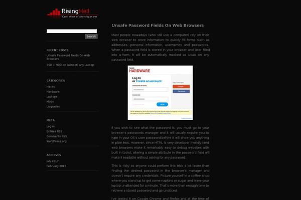 Ari theme site design template sample