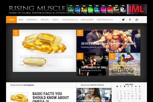Nexus theme site design template sample
