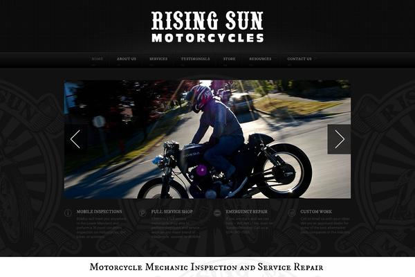 Blacker theme site design template sample