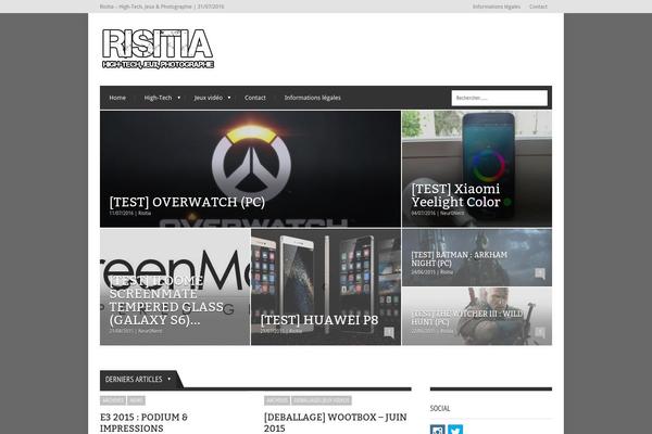 Extranews theme site design template sample