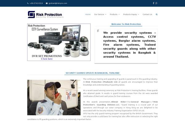 Security theme site design template sample