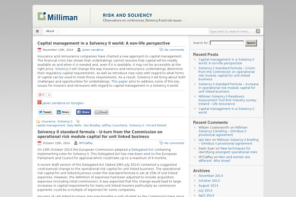 Site using Inline Tweet Sharer plugin
