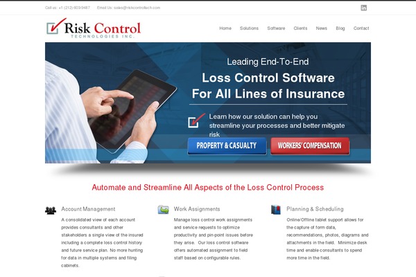 Site using Carousel Slider plugin