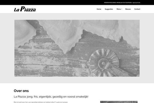 Triven theme site design template sample