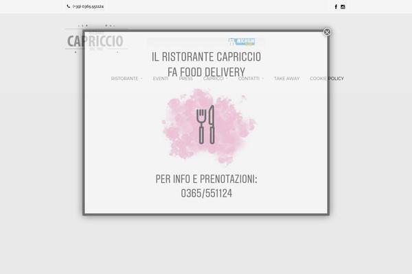 Capella theme site design template sample