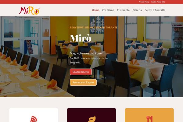 Chicagorestaurant theme site design template sample