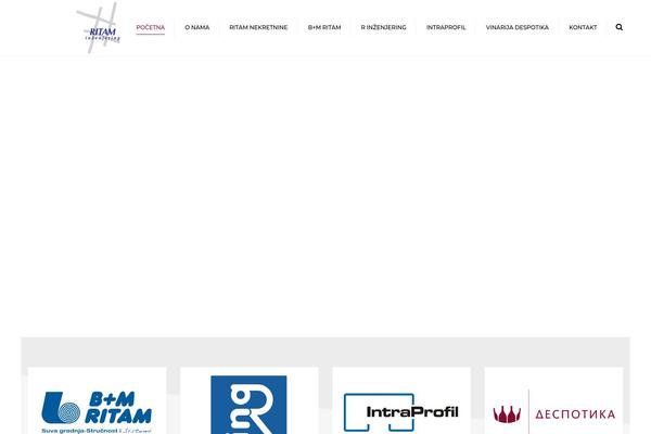 Constructo theme site design template sample