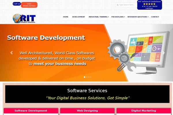 Responsive Brix theme site design template sample