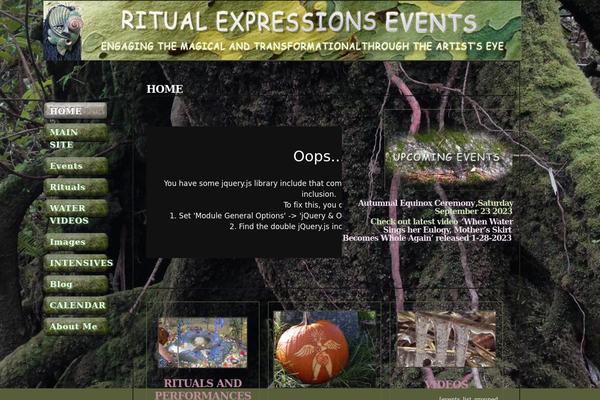 Site using WP-Backgrounds Lite plugin