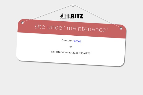 Site using Easy Pie Maintenance Mode plugin
