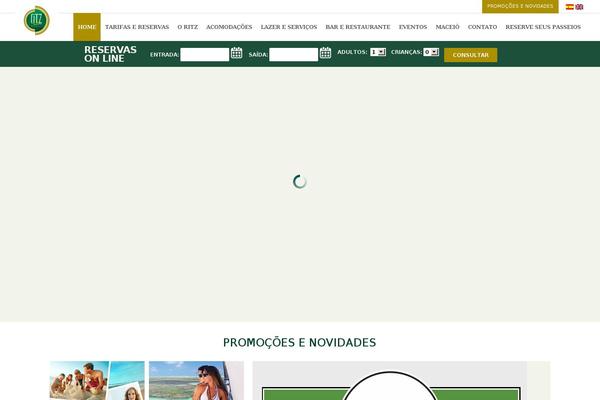 Site using Tabs Shortcode plugin