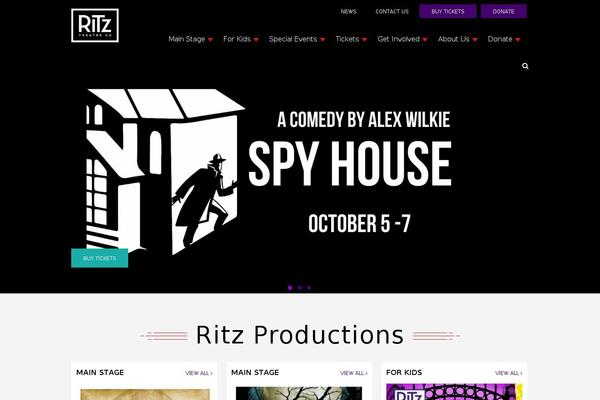 Ritz theme site design template sample