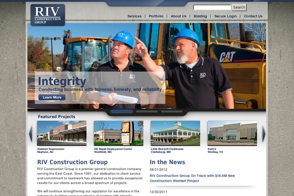 rivconstruction.com site used Riv