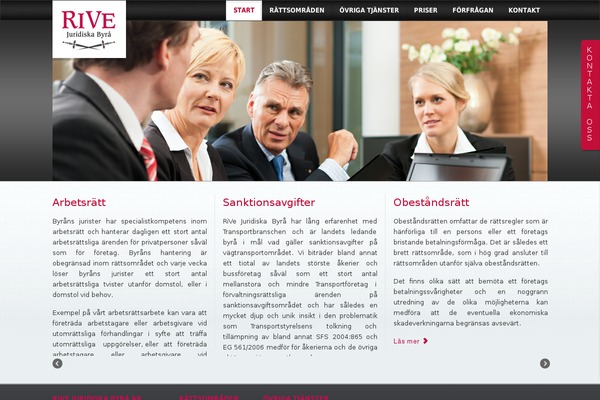 rive.se site used Rive