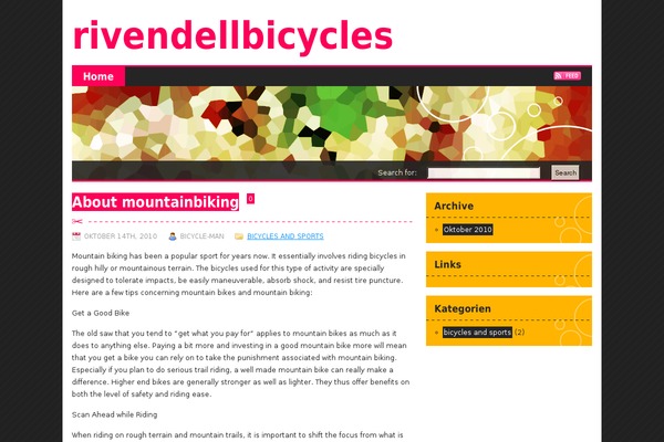 Mission News theme site design template sample