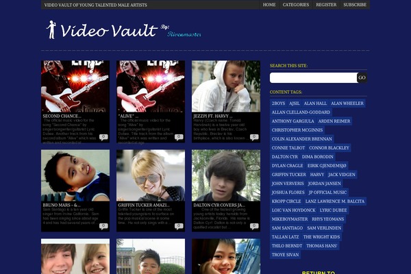 Video Flick theme site design template sample