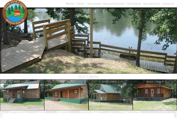 riverbankcabins.com site used Stained Glass