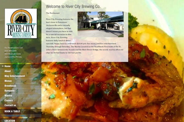 Ristorante theme site design template sample