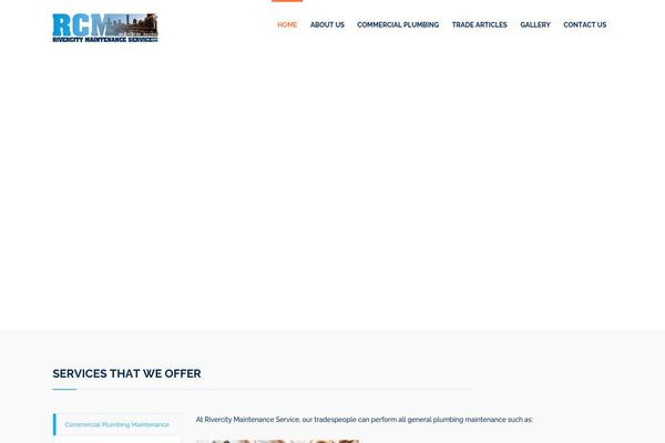 Plumberx theme site design template sample