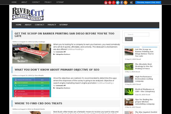rivercityrubberworks.com site used Madar Lite