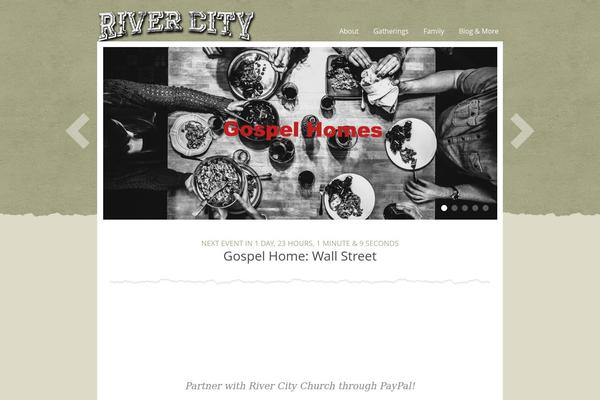 GLORY theme site design template sample