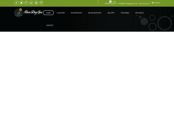 Spa Lab theme site design template sample