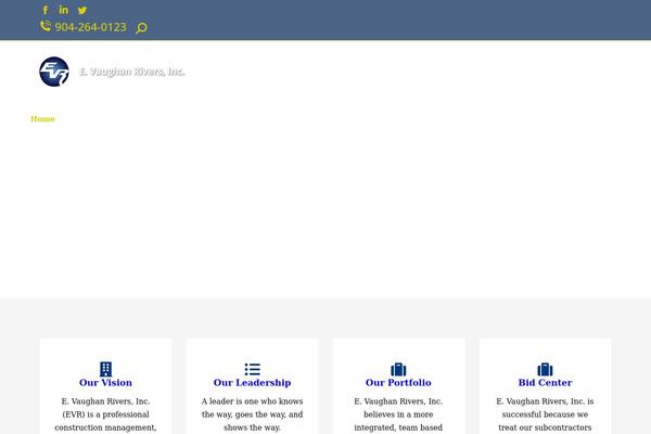 The7 theme site design template sample