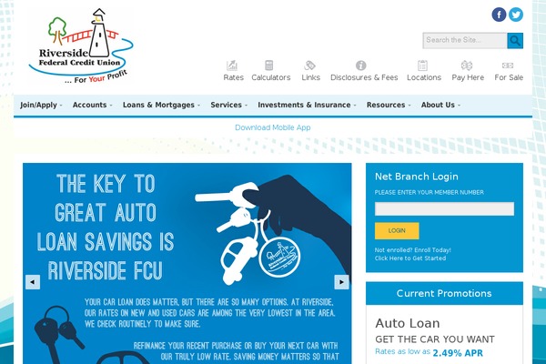 riversidecreditunion.com site used Bones