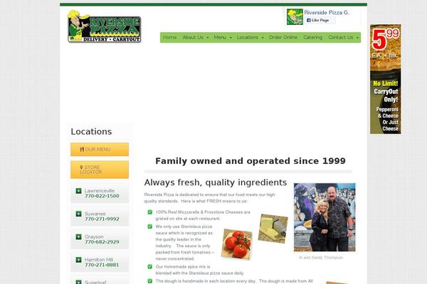 Site using Wppizza plugin