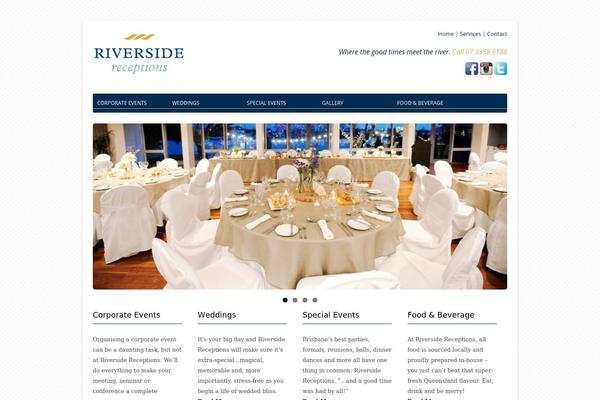 Riverside theme site design template sample